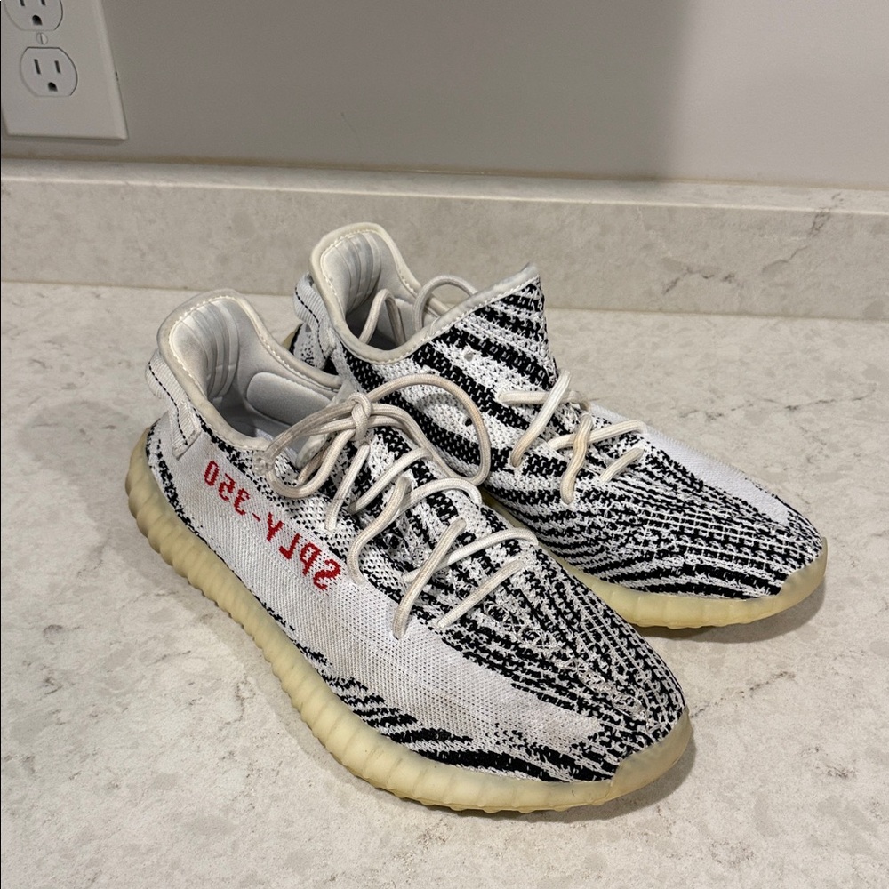 Adidas Yeezy Boost 350 V2 Black White Red